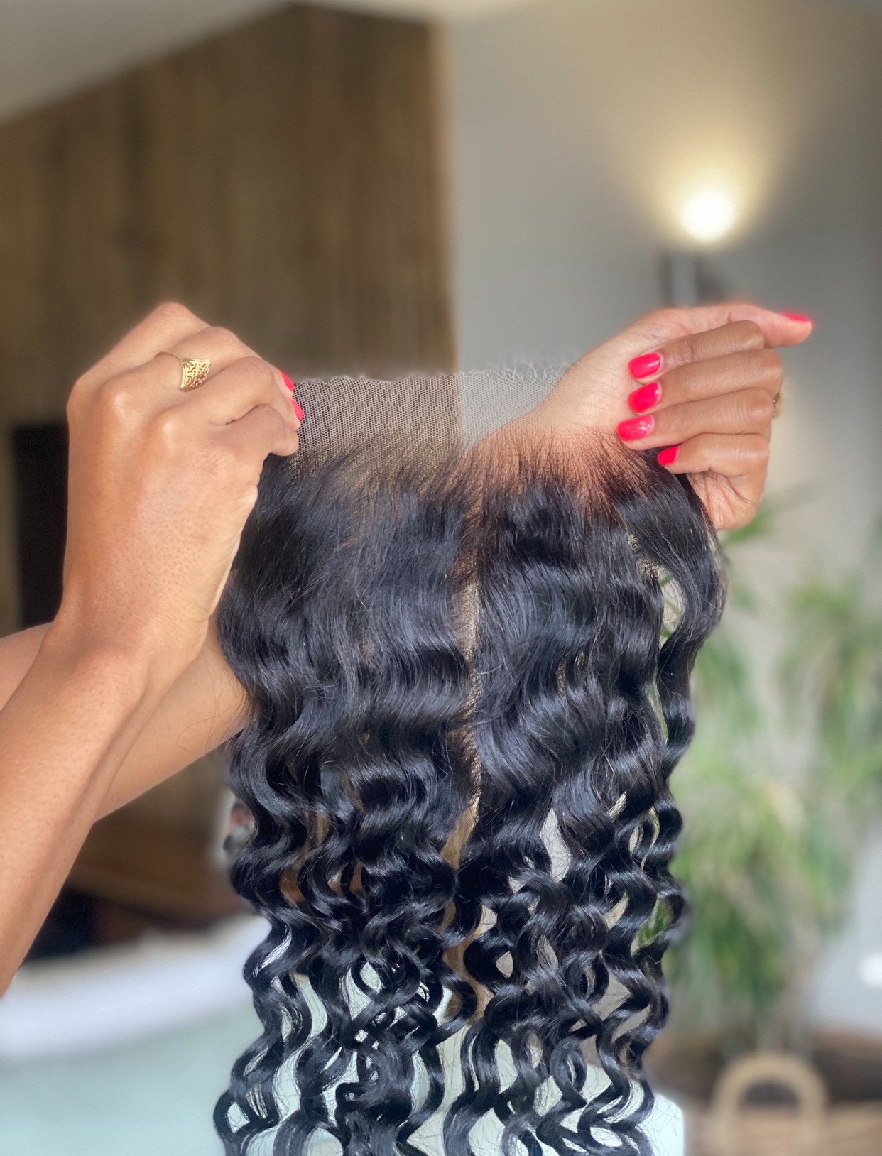 HD Lace Closure - 5x5 - Jerry Curl - On Pre - Order - Image 3